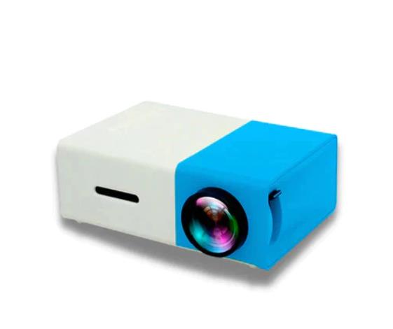 Mini Projetor HD Portátil Lâmpada de LED até 600 Lumens