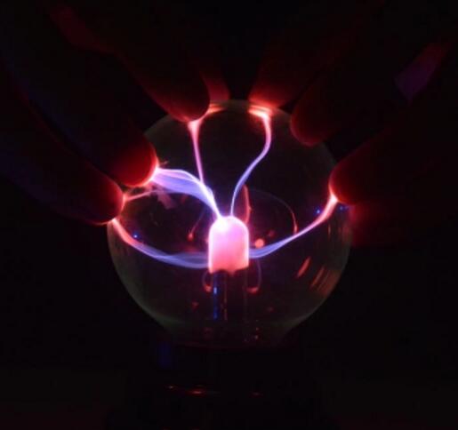 Abajour Bola de Plasma Brinquedo Científico Energia Eletroestática